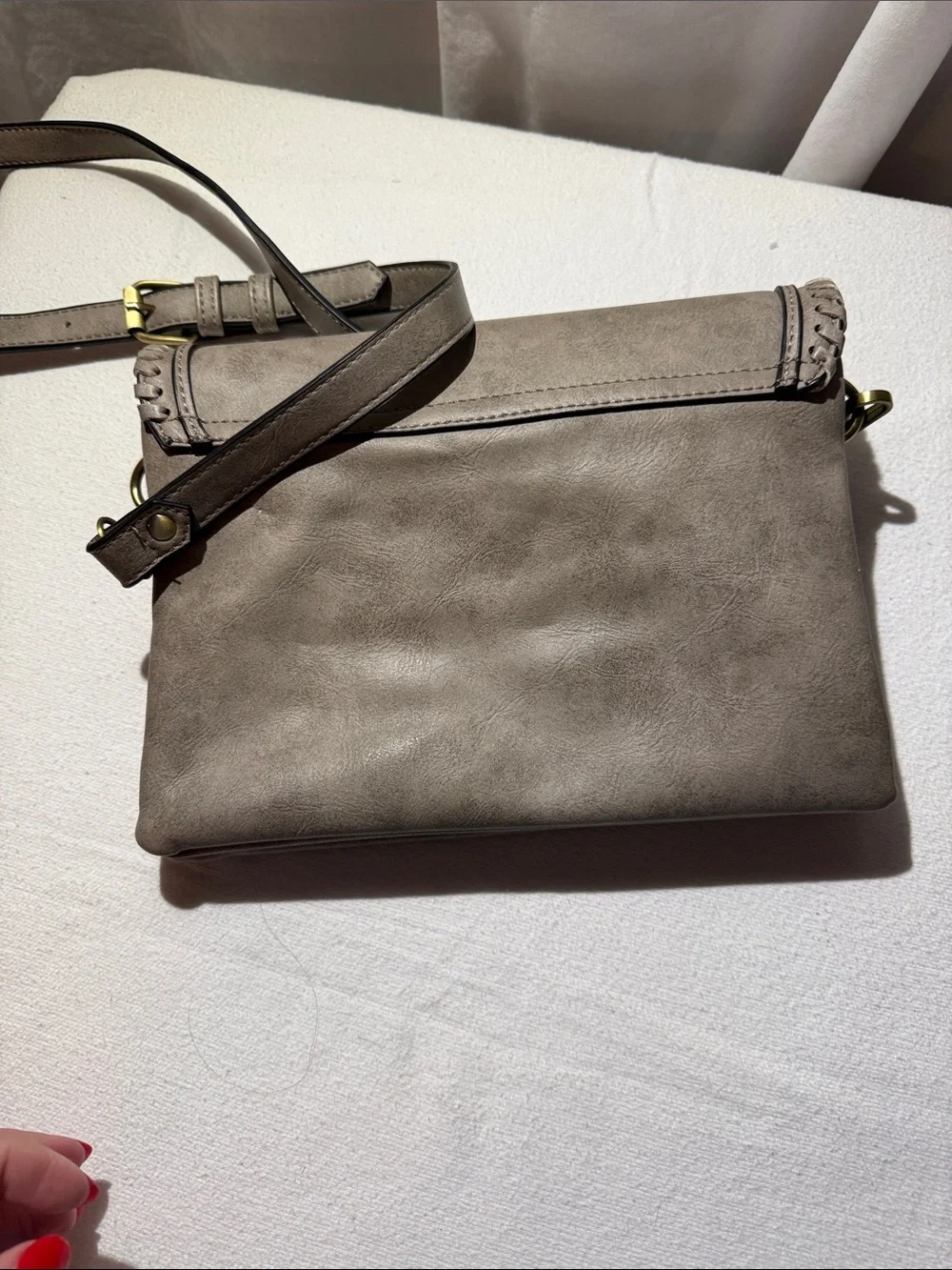 Jen &Co Classic Grey Women's Crossbody Bag